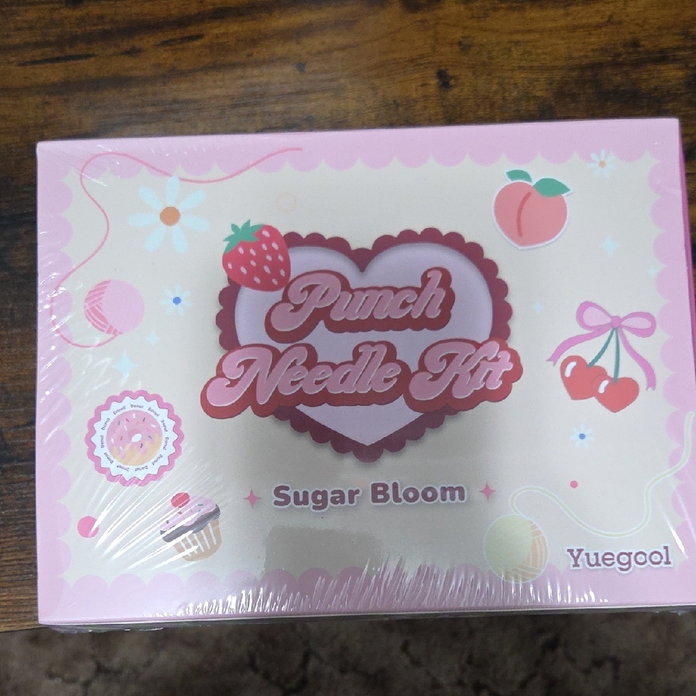 Sugar Bloom Punch Needle Kit - Pink